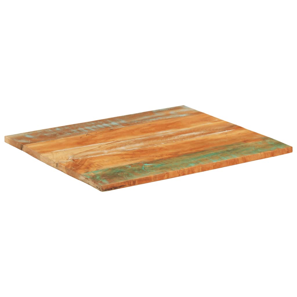 Solid Reclaimed Wood Rectangular Table Top 70x80 cm
