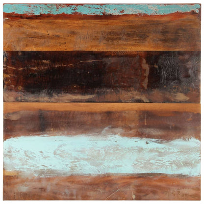 Solid Reclaimed Wood Square Table Top - 80x80 cm 25-27 mm