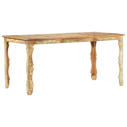 Solid Reclaimed Wood Dining Table 160x80x76cm – Eco-Friendly Design