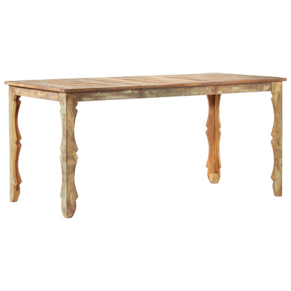 Solid Reclaimed Wood Dining Table 160x80x76cm – Eco-Friendly Design
