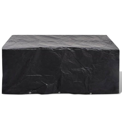 Durable Poly Rattan Garden Furniture Covers 2pcs for 6 Person Sets