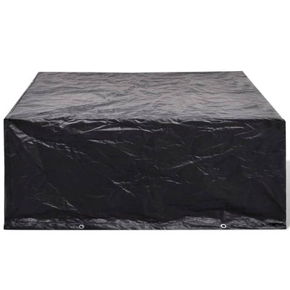 Durable Garden Furniture Covers, 2 Pcs, 10 Eyelets, 260x260x90 cm