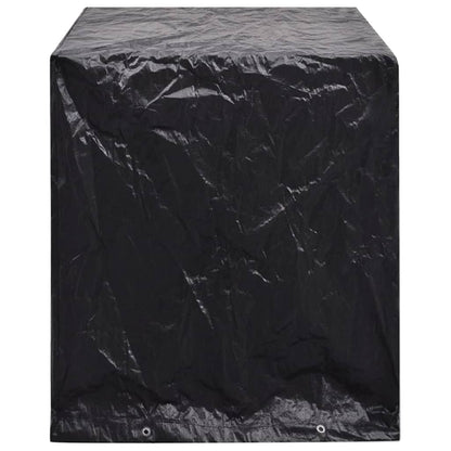 Waterproof Garden Furniture Covers, 2pcs, 160x55x182cm, Black