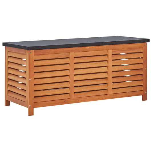 Eucalyptus Wood Garden Storage Box 117x50x55 cm - Durable & Stylish