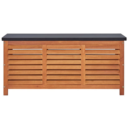 Eucalyptus Wood Garden Storage Box 117x50x55 cm - Durable & Stylish