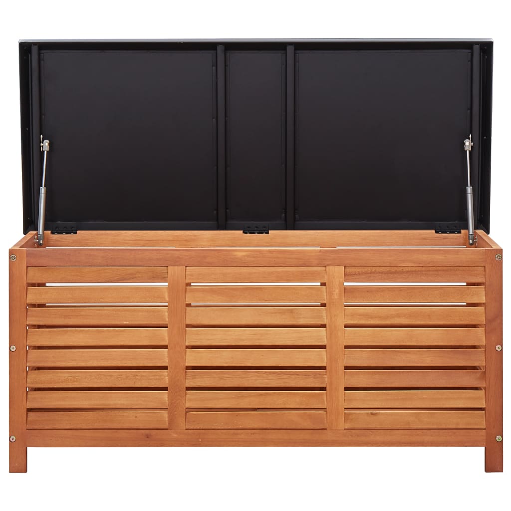 Eucalyptus Wood Garden Storage Box 117x50x55 cm - Durable & Stylish