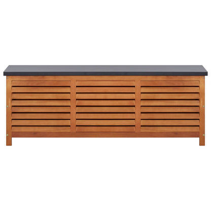 Garden Storage Box 150x50x55 cm Solid Eucalyptus Wood