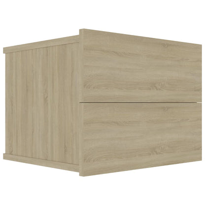 Sonoma Oak Bedside Cabinets 2 Pcs - 40x30x30 cm Engineered Wood