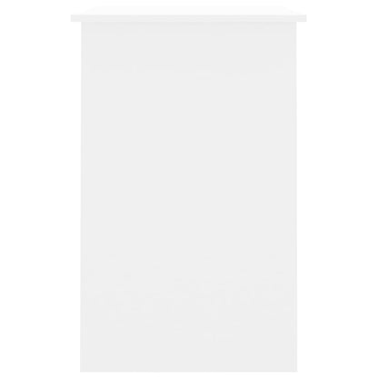 Desk White 100x50x76 cm Engineered Wood