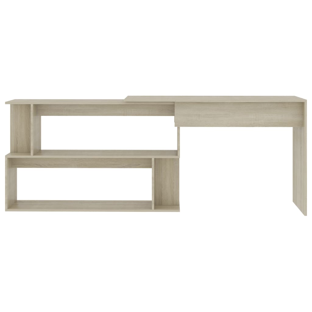 Sonoma Oak Corner Desk 200x50x76 cm - Engineered Wood