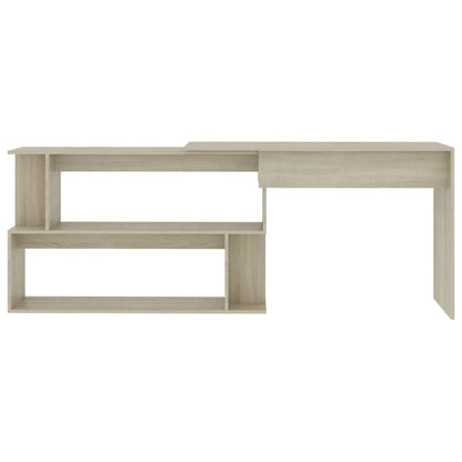 Sonoma Oak Corner Desk 200x50x76 cm - Engineered Wood