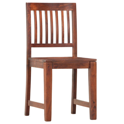 Dining Chairs 2 pcs Solid Mango Wood