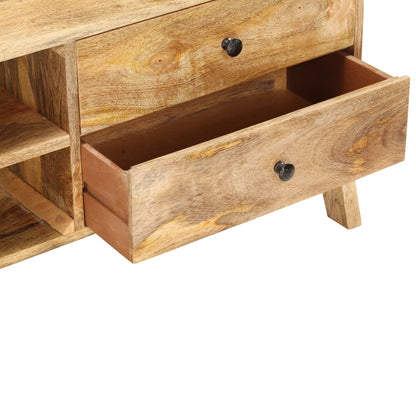 TV Cabinet 97x35x47 cm Solid Mango Wood