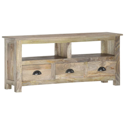 TV Cabinet 110x30x50 cm Solid Mango Wood