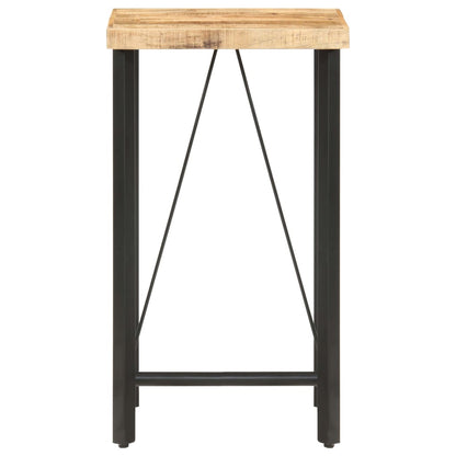 Rustic Mango Wood Bar Table, 60x60x107 cm