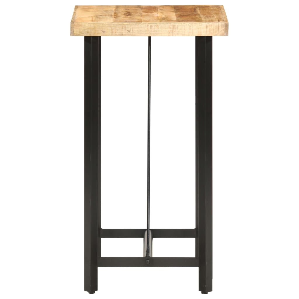 Rustic Mango Wood Bar Table, 60x60x107 cm