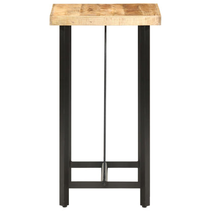 Rustic Mango Wood Bar Table, 60x60x107 cm