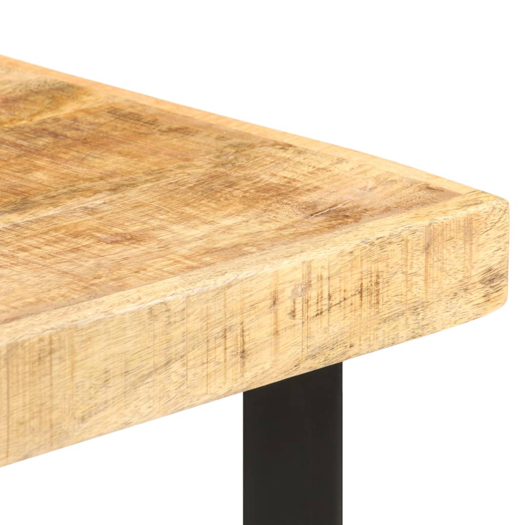 Rustic Mango Wood Bar Table, 60x60x107 cm