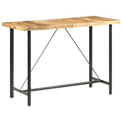 Rustic Bar Table – 150x70x107 cm, Rough Mango Wood