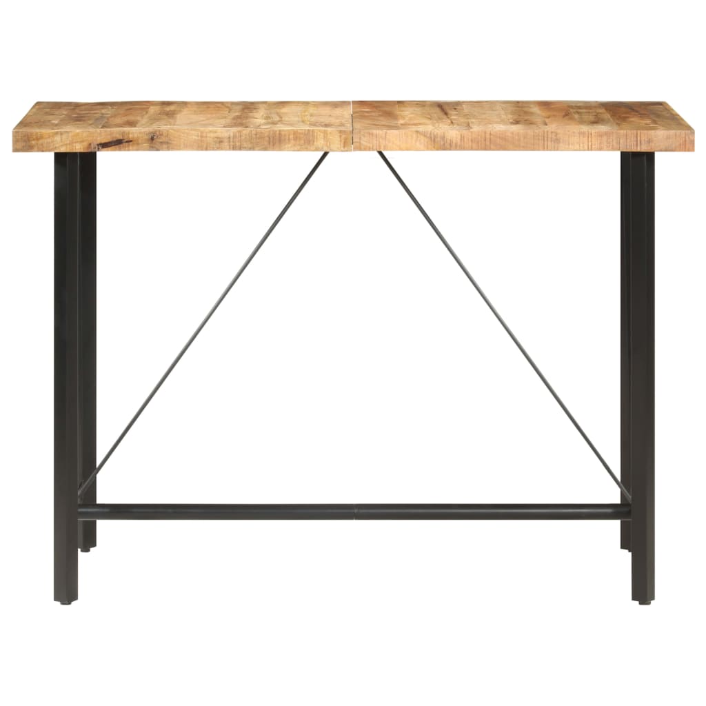 Rustic Bar Table – 150x70x107 cm, Rough Mango Wood