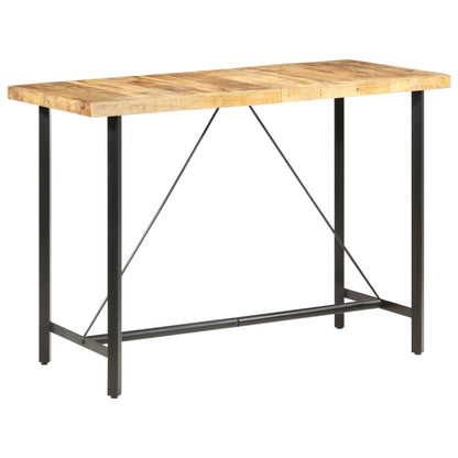 Rustic Bar Table – 150x70x107 cm, Rough Mango Wood