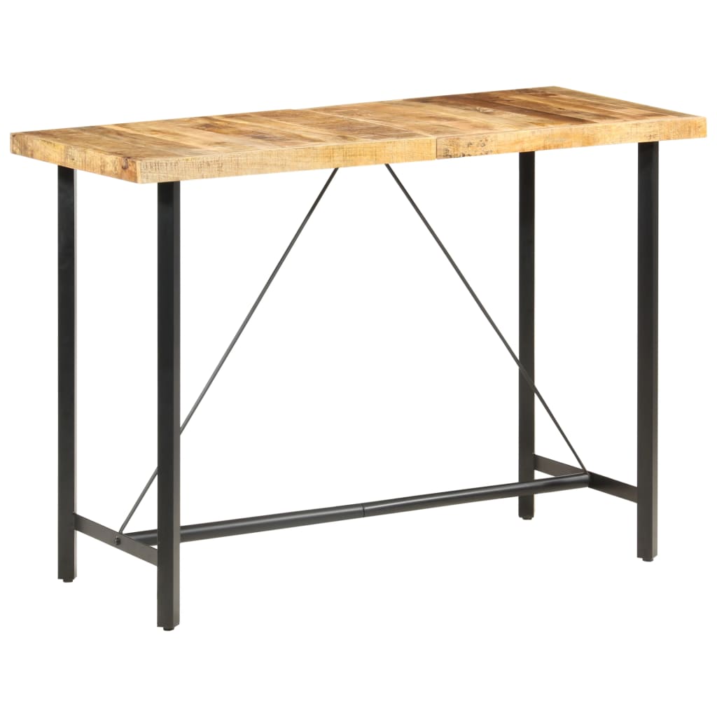 Rustic Bar Table – 150x70x107 cm, Rough Mango Wood