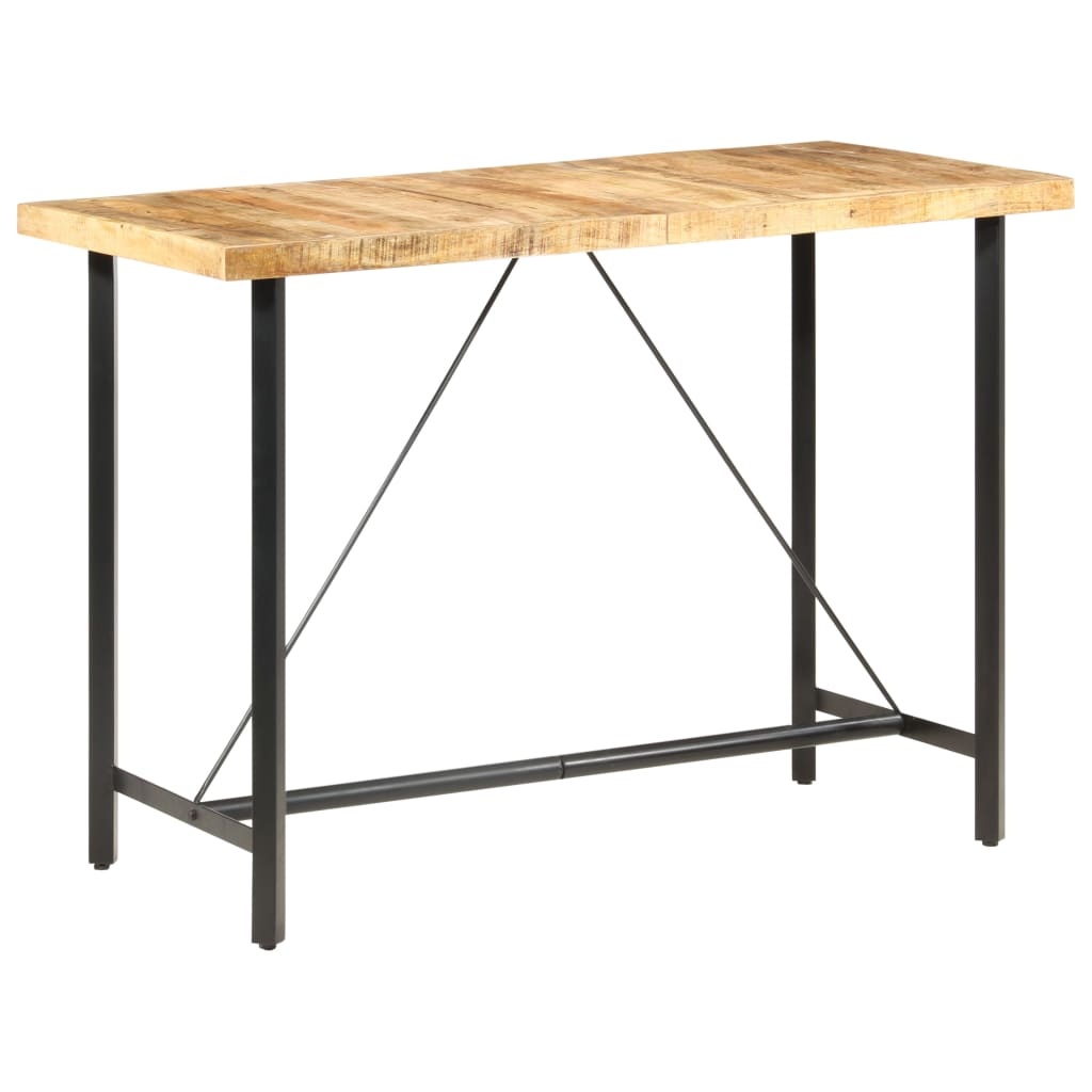 Rustic Bar Table – 150x70x107 cm, Rough Mango Wood