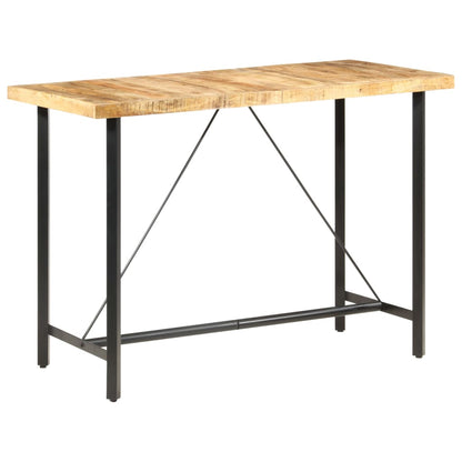 Rustic Bar Table – 150x70x107 cm, Rough Mango Wood