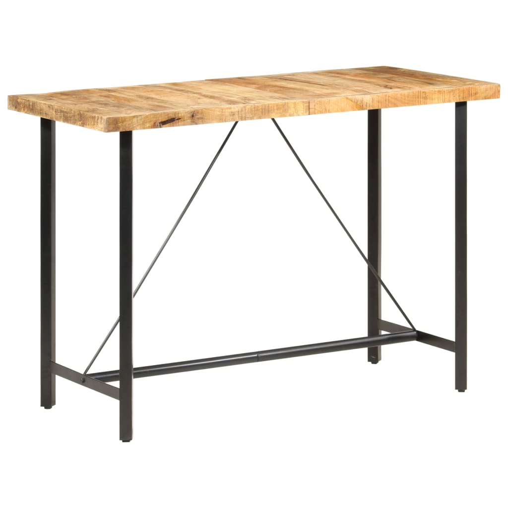 Rustic Bar Table – 150x70x107 cm, Rough Mango Wood