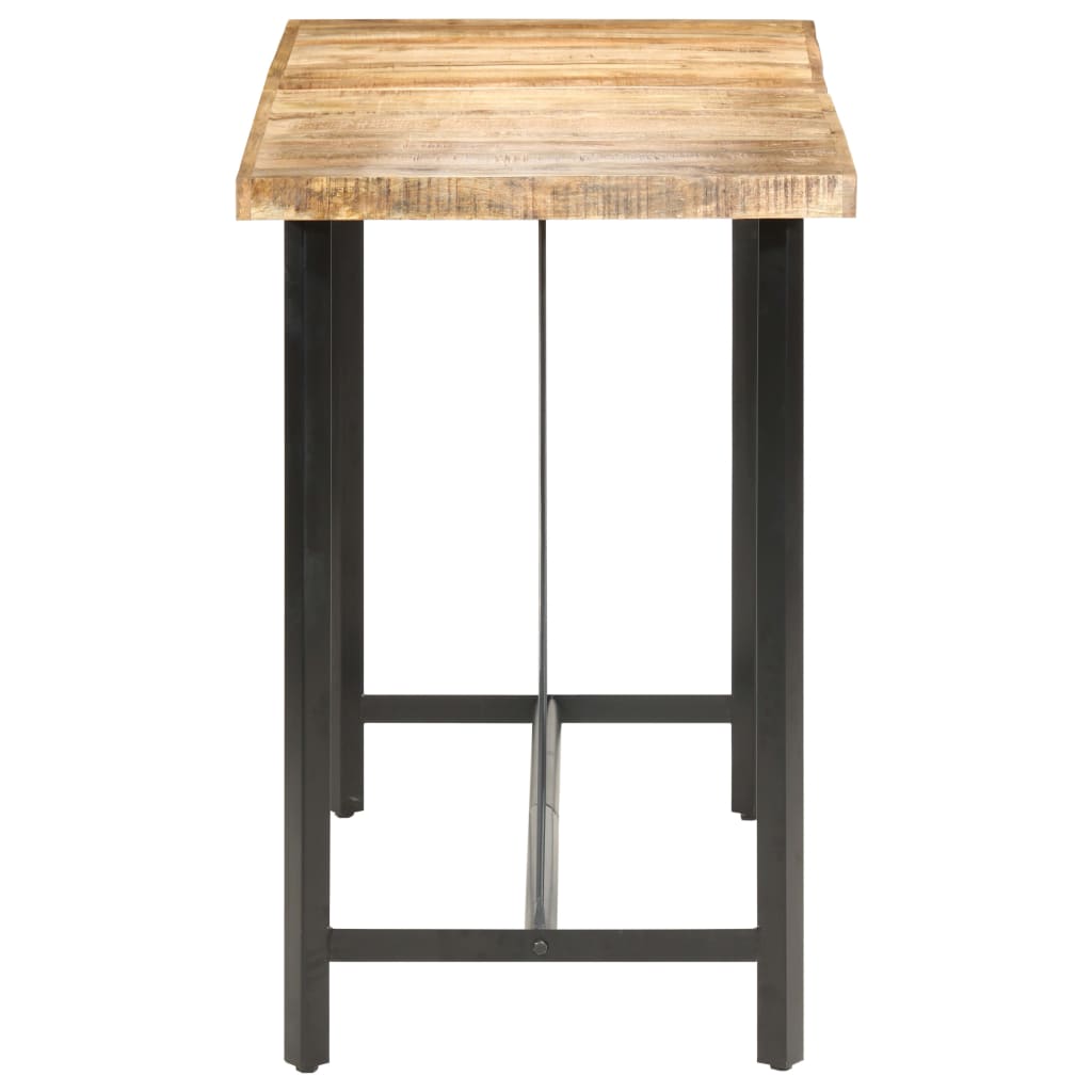 Rough Mango Wood Bar Table | 180x70x107 cm Solid Style