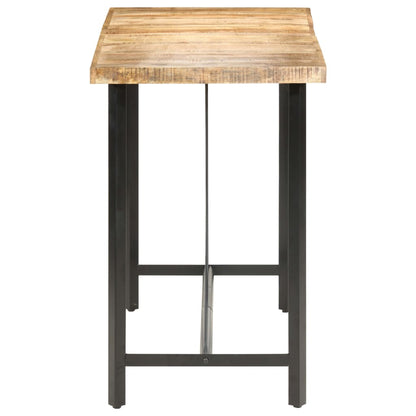 Rough Mango Wood Bar Table | 180x70x107 cm Solid Style