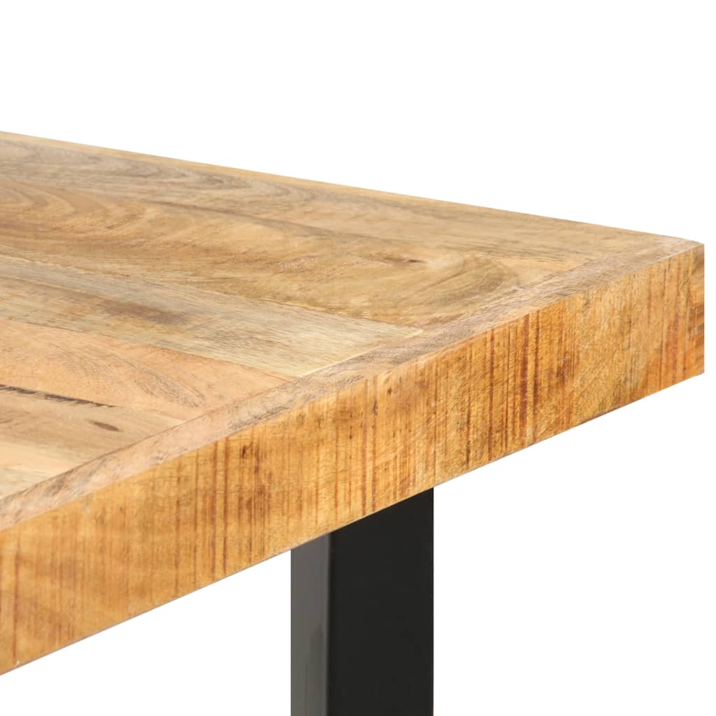 Rough Mango Wood Bar Table | 180x70x107 cm Solid Style