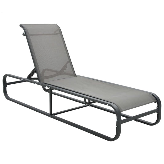 Durable Aluminium & Textilene Sun Lounger – Stylish Comfort