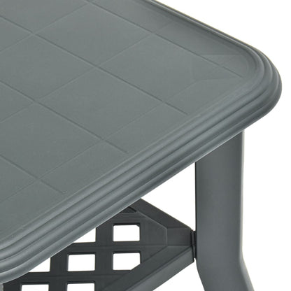 Coffee Table Green 90x60x46 cm Plastic