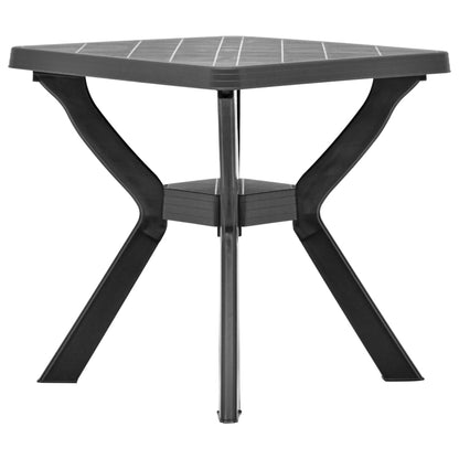 Bistro Table Anthracite 70x70x72 cm Plastic