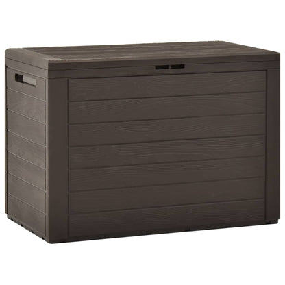 Brown Garden Storage Box 78x44x55 cm - Durable Outdoor Solution