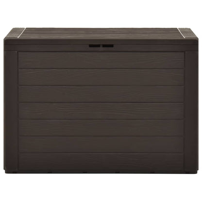 Brown Garden Storage Box 78x44x55 cm - Durable Outdoor Solution