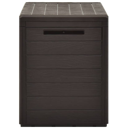 Brown Garden Storage Box 78x44x55 cm - Durable Outdoor Solution