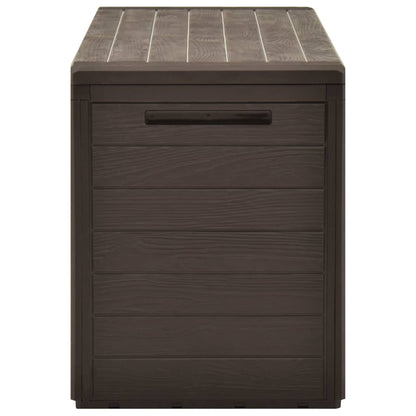 Garden Storage Box Brown 116x44x55 cm