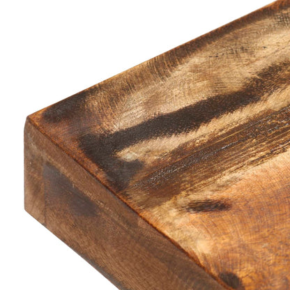 Solid Reclaimed Wood & Steel Bench - 110 cm - Rustic Elegance