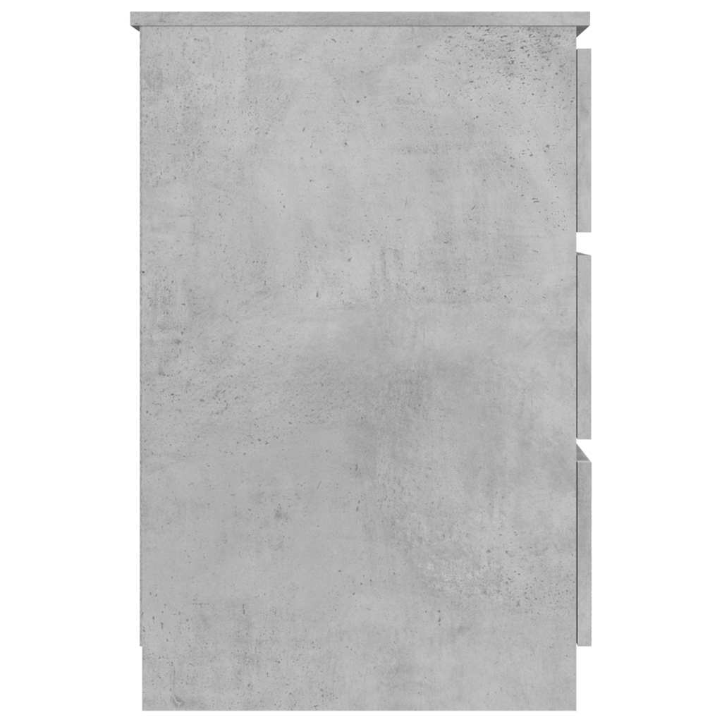 Concrete Grey Writing Desk - 140x50x77 cm Engineered Wood