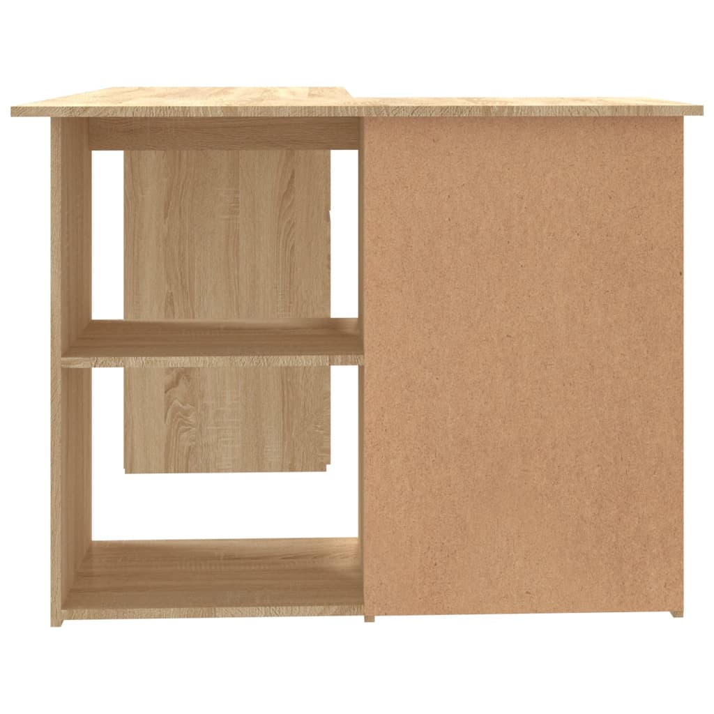 Sonoma Oak Corner Desk 145x100x76 cm - Engineered Wood