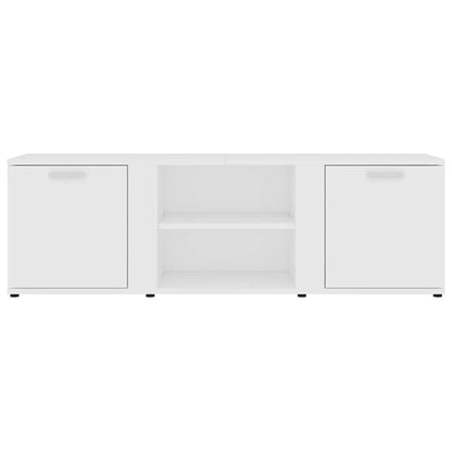 TV Cabinet White 120x34x37 cm Engineered Wood