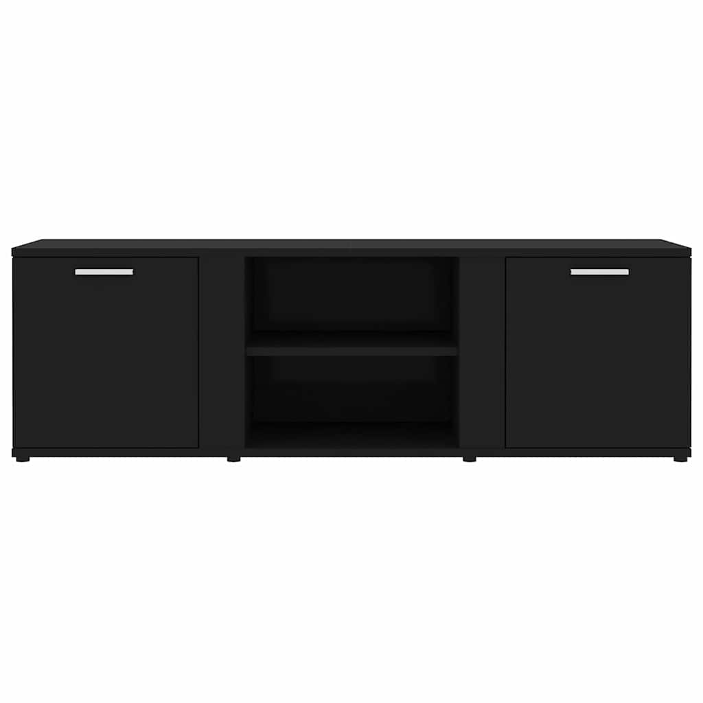 TV Cabinet Black 120x34x37 cm Engineered Wood