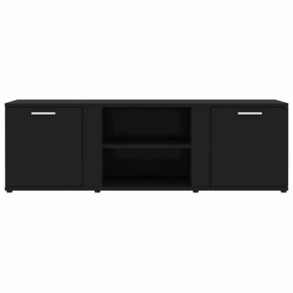 TV Cabinet Black 120x34x37 cm Engineered Wood