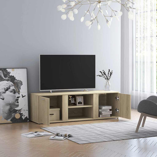 TV Cabinet Sonoma Oak 120x34x37 cm Engineered Wood