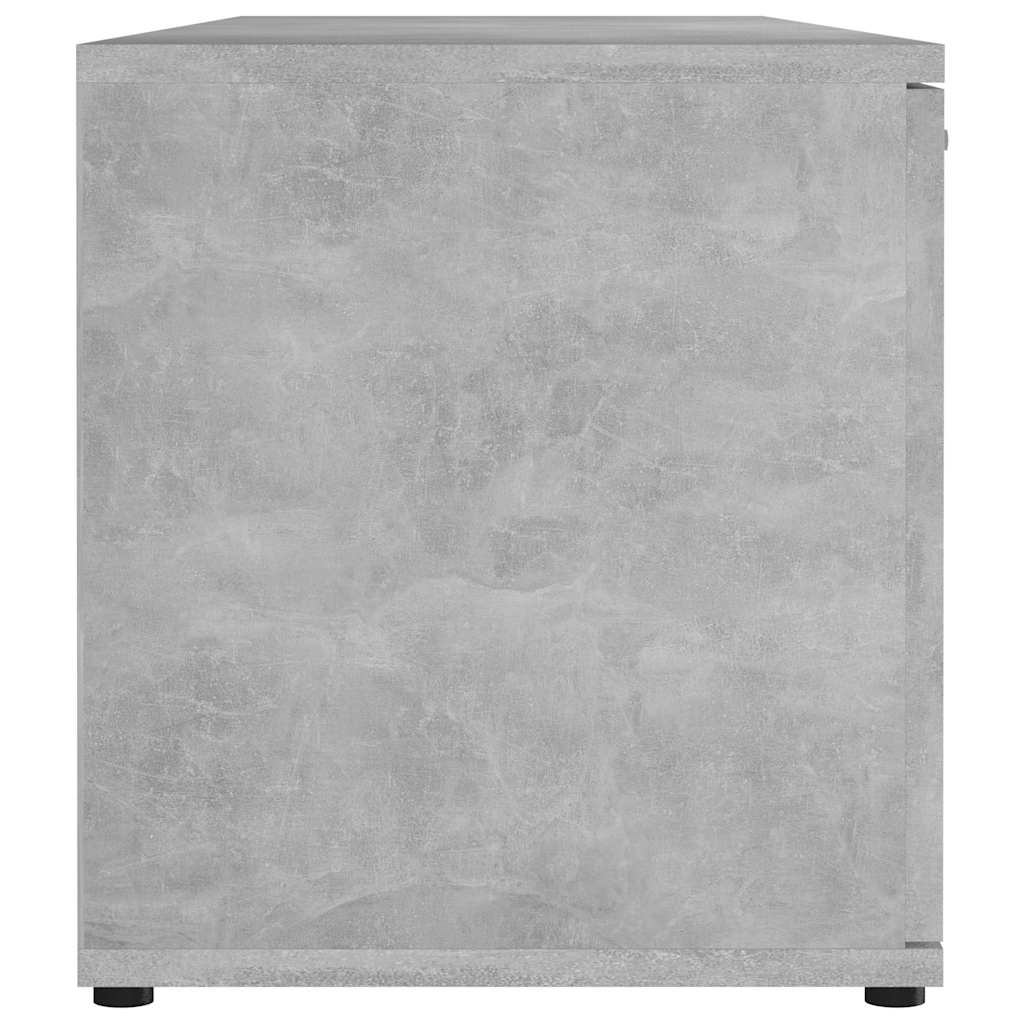 TV Cabinet Concrete Grey 120x34x37 cm Engineered Wood