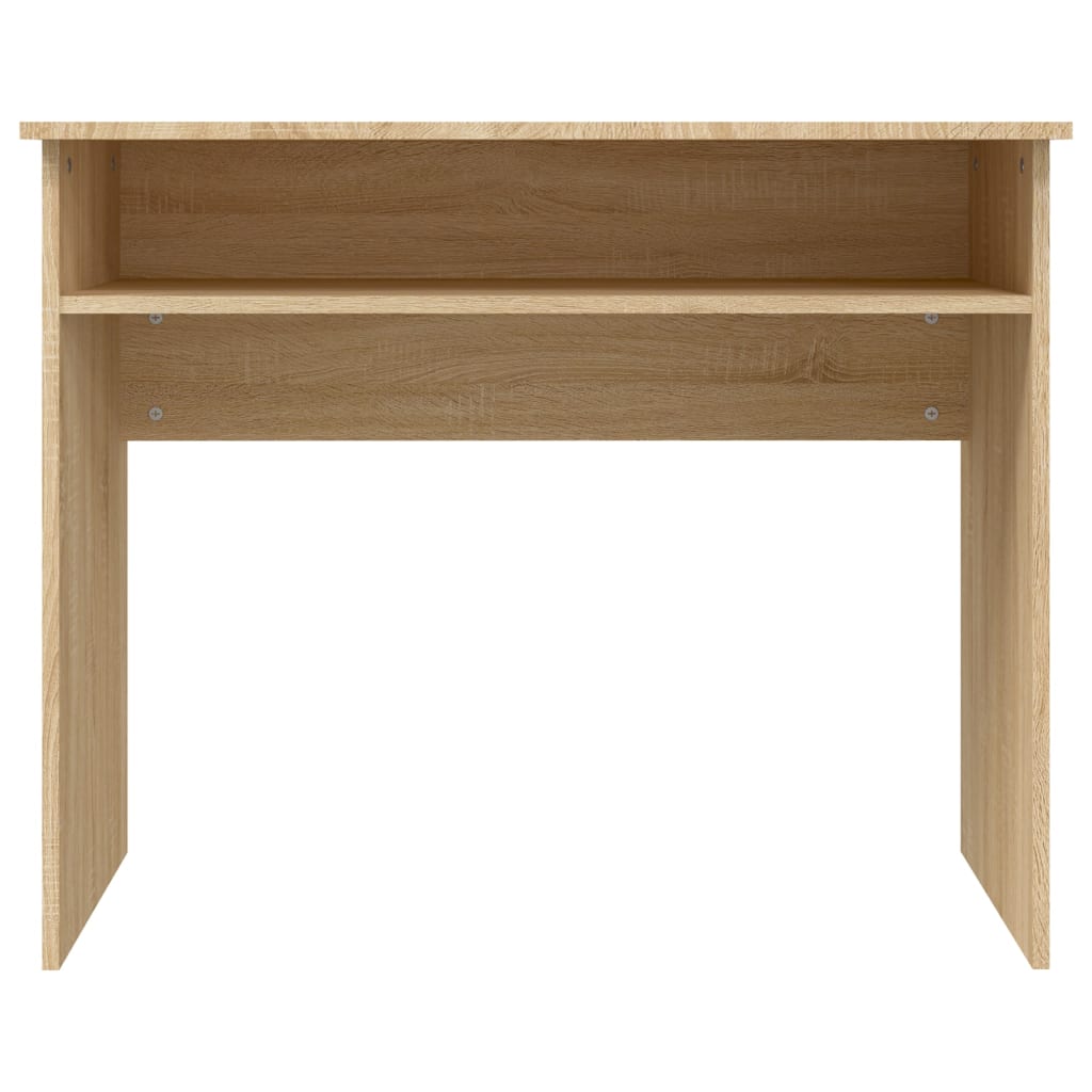 Compact Desk Sonoma Oak - 90x50x74 cm, Engineered Wood