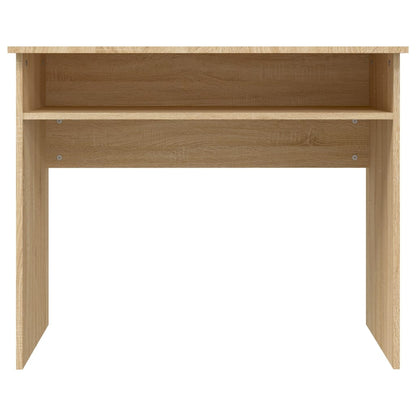 Compact Desk Sonoma Oak - 90x50x74 cm, Engineered Wood