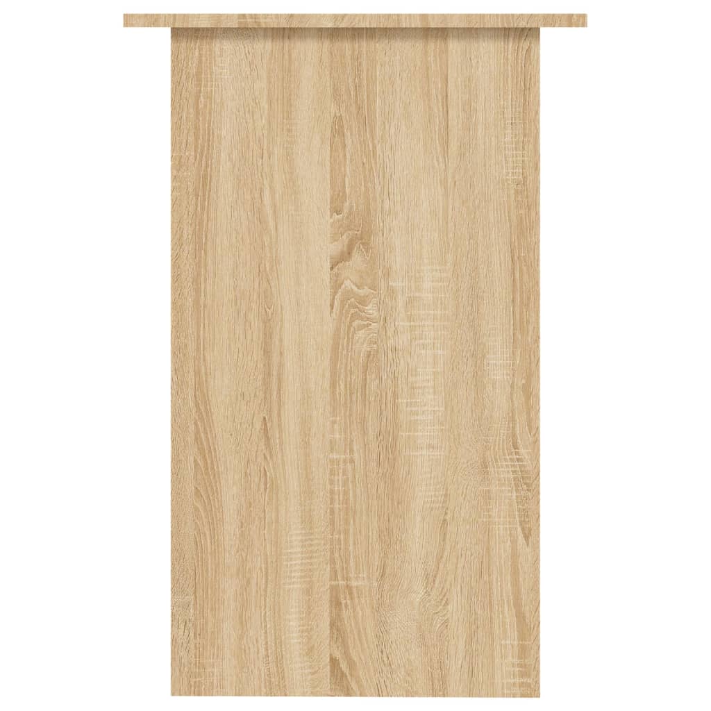 Compact Desk Sonoma Oak - 90x50x74 cm, Engineered Wood